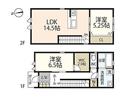 （仮称）宇品神田2丁目戸建 2LDKの間取り