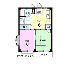 間取図画像 2DK