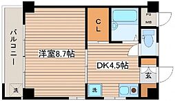 コート・ドール3 1DKの間取図画像