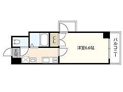 PRENCHE廿日市 1Kの間取図画像