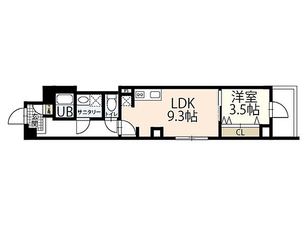 LIFEMENT GLANZ DOBASHI ｜広島県広島市中区土橋町(賃貸マンション1LDK・4階・35.59㎡)の写真 その2