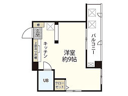 サンシャイン29 ワンルームの間取図画像