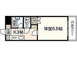 AMALFI　90 2階1Kの間取り