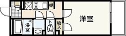 クレイノ翠 1階1Kの間取り