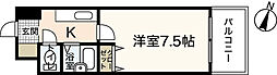 セレッソ竹原 4階1DKの間取り