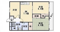 間取図画像 3DK