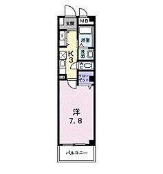 間取図画像 1K