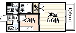 間取図画像 1K