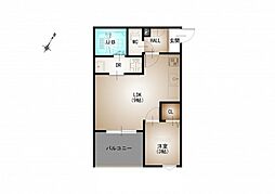 REGALEST 牛田旭 3階1LDKの間取り