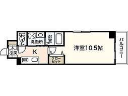 GRACETOKAICHICITY 1Kの間取図画像