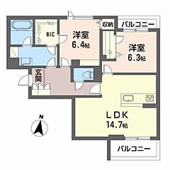 物件の間取り