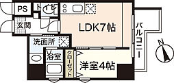 KatayamaBLDG25 1LDKの間取図画像