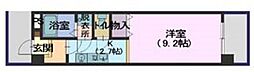 プティ・リビエール 1Kの間取図画像