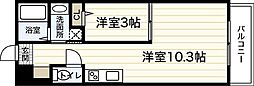 SA05 1LDKの間取図画像