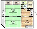 コーポ安留3階4.0万円