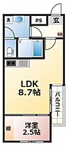 セブンプロート古市  ｜ 広島県広島市安佐南区古市1丁目（賃貸アパート1LDK・1階・28.59㎡） その2