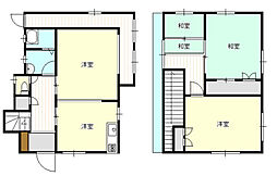 吉見楠木町戸建て 2SLDKの間取り