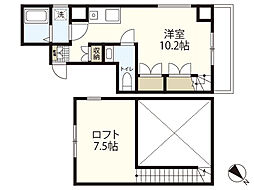 Y’zBLD緑井 5階1LDKの間取り