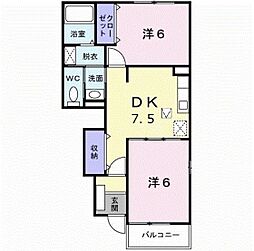 間取図画像 2DK