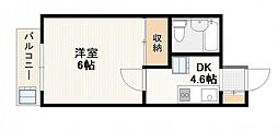 A1ビル 1DKの間取図画像