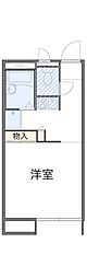 レオパレスVivo 1Kの間取図画像