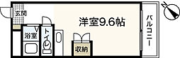 サンロード ワンルームの間取図画像