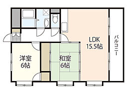 メゾン古田 3LDKの間取図画像