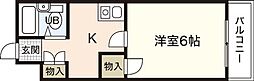 五日市セントラルレジデンス 1Kの間取図画像