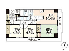 物件の間取り