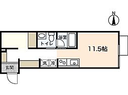 ボルトボヌール府中柳ケ丘 ワンルームの間取図画像