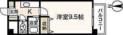 パラーシオ 1Kの間取図画像