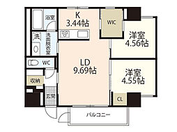 FULLHAUS 2LDKの間取図画像