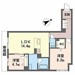 GRANDGREIGE. 2LDKの間取図画像