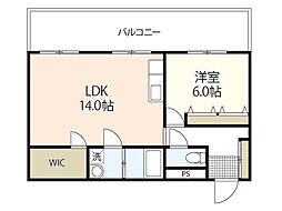 戸田ビル 2DKの間取図画像