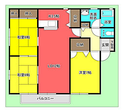 間取図画像 3LDK