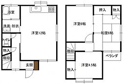 小見山棟割 2階3LDKの間取り
