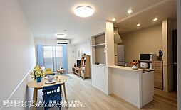 フラーリッシュ　ｄｅｕｘ 2階2LDKのリビング/ダイニング