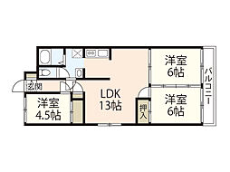 間取図画像 3LDK