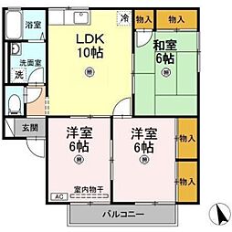 間取図画像 3LDK
