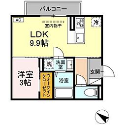 間取図画像 1LDK