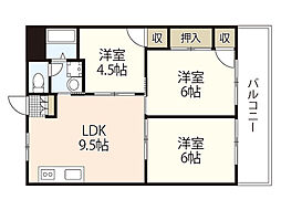 間取図画像 3LDK
