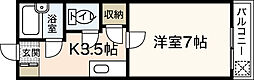 間取図画像 1K