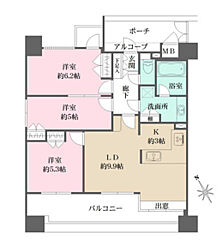 物件の間取り
