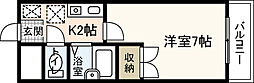 グレイス駅前 1Kの間取図画像
