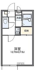 レオパレスシーフロント椿 1Kの間取図画像