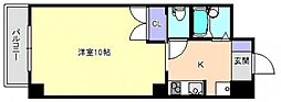 マンション雄創 1Kの間取図画像