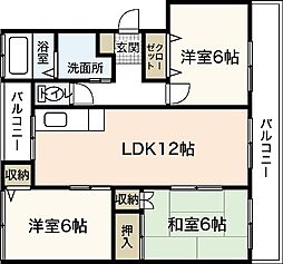 エントピアK's 3LDKの間取図画像