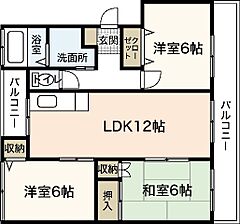 物件の間取り
