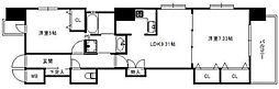 セントヒルズ中町 2LDKの間取図画像