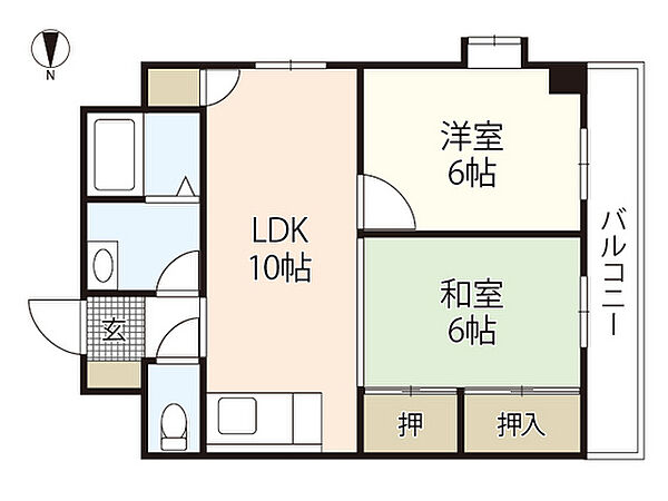 グレースシャトー ｜広島県広島市安佐南区祇園3丁目(賃貸マンション2LDK・4階・50.00㎡)の写真 その2